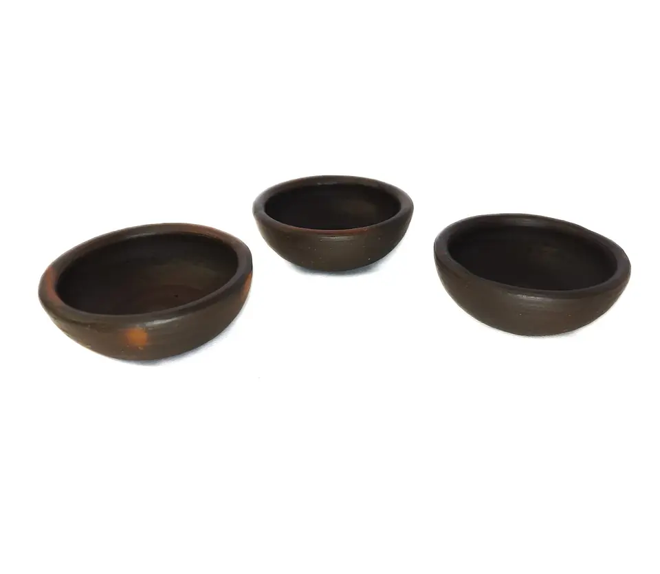 Pack 12 Pocillos de Greda de Pomaire 8x3 cm 1