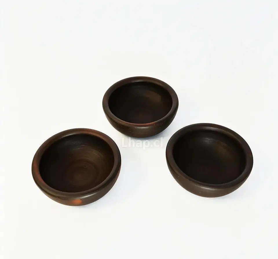 Pack 12 Pocillos de Greda de Pomaire 8x3 cm 4