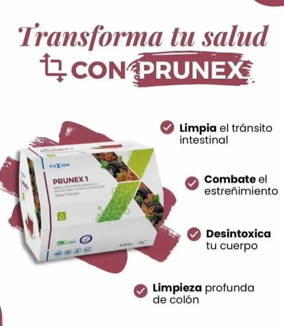 Fuxion Prunex 1 - Suplemento Nutracéutico para Tránsito Intestinal (28 Sticks) 2