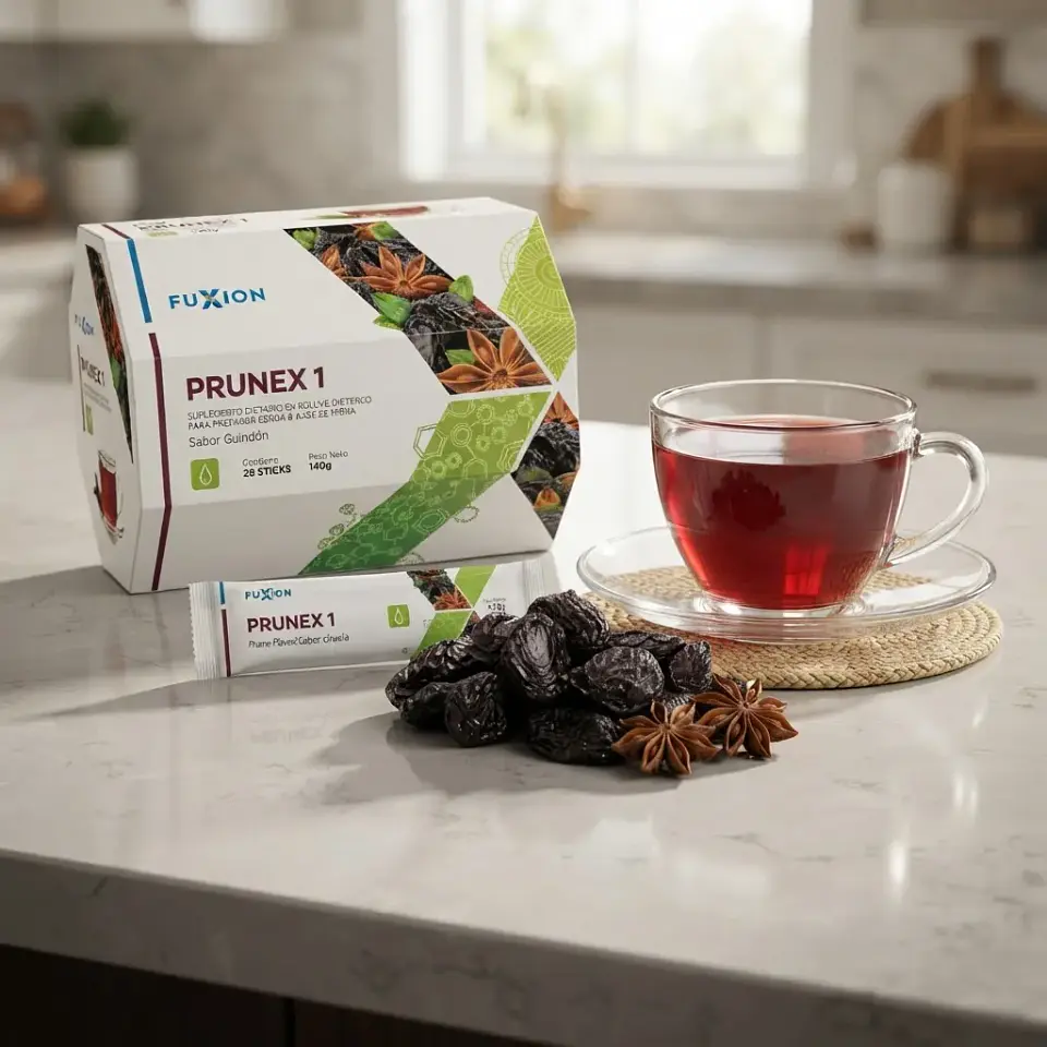 Fuxion Prunex 1 - Suplemento Nutracéutico para Tránsito Intestinal (28 Sticks) 4