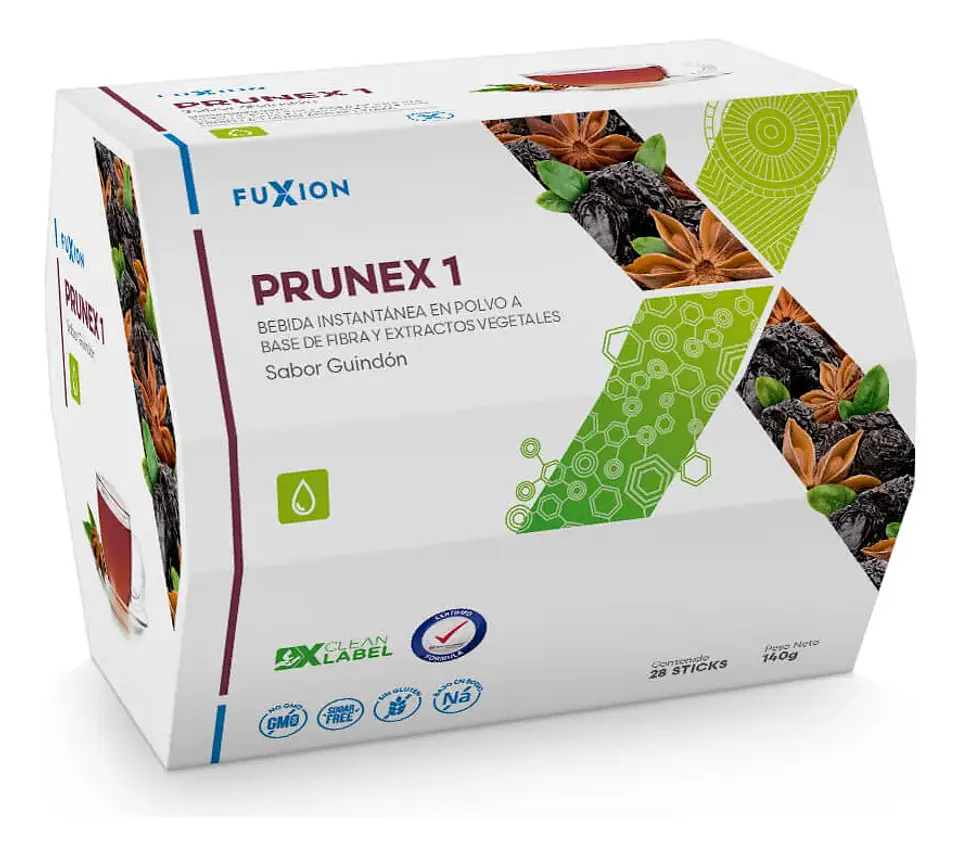 Fuxion Prunex 1 - Suplemento Nutracéutico para Tránsito Intestinal (28 Sticks) 3