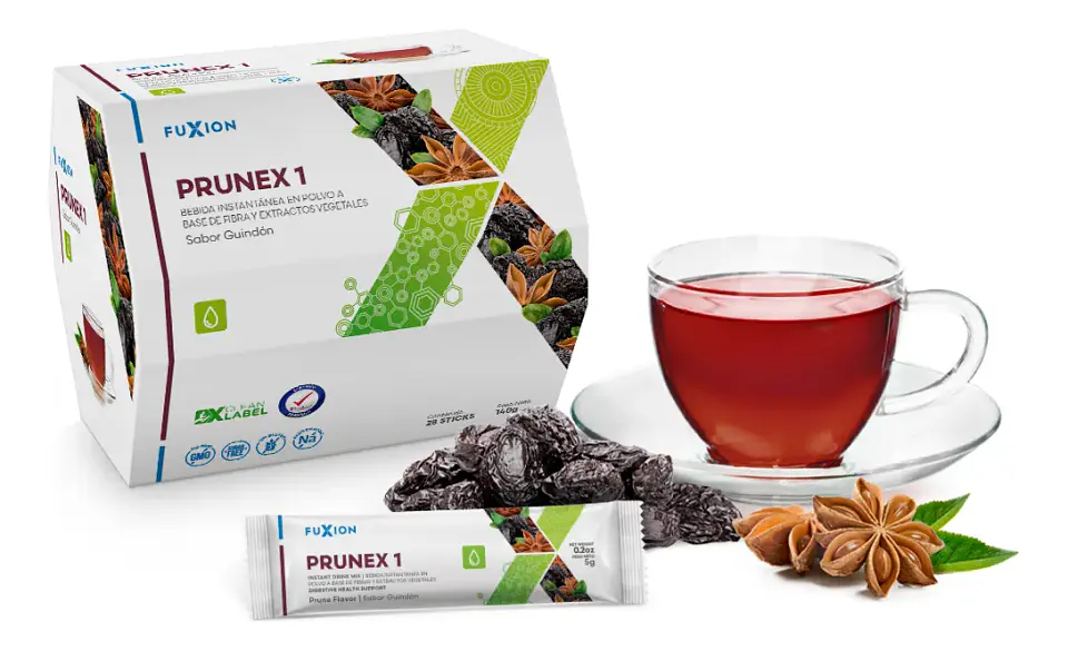 Fuxion Prunex 1 - Suplemento Nutracéutico para Tránsito Intestinal (28 Sticks) 1