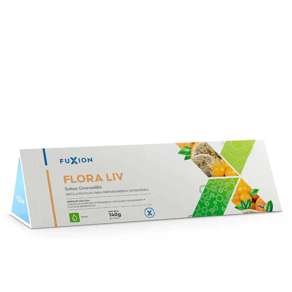 Fuxion Flora Liv - Suplemento de Probióticos y Bienestar Digestivo (28 Sticks) 2