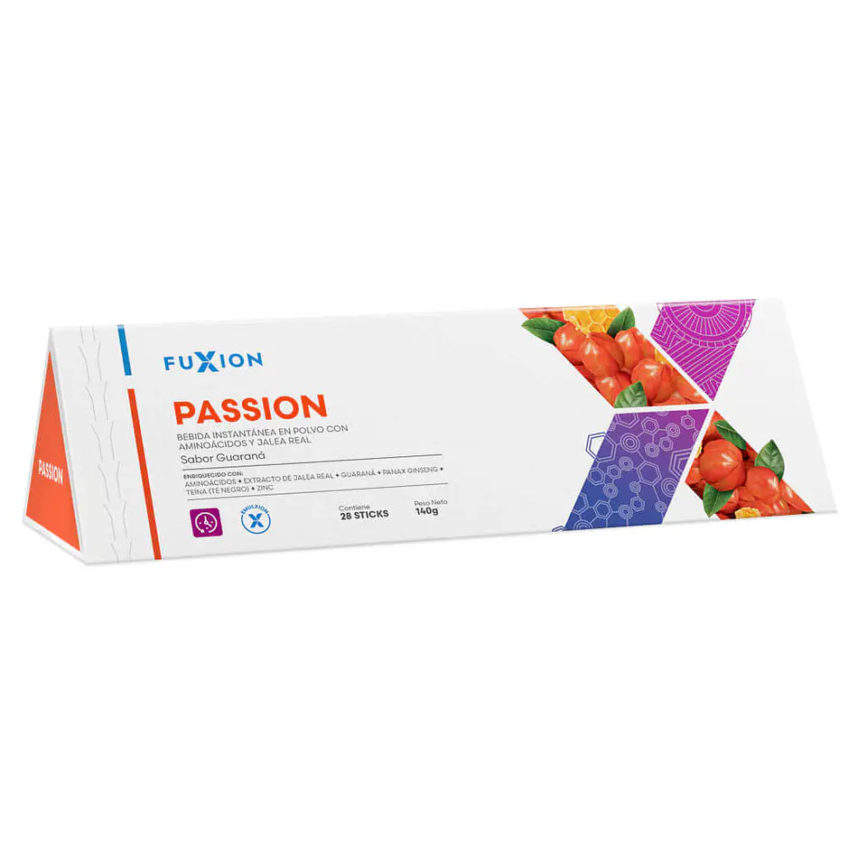 Fuxion Passion - Suplemento Natural de Vitalidad, Energía y Libido (28 Sticks) 2