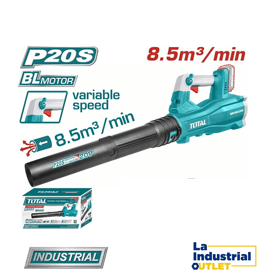 SOPLADOR INALAMB 20V CON BAT Y CARG TOTAL