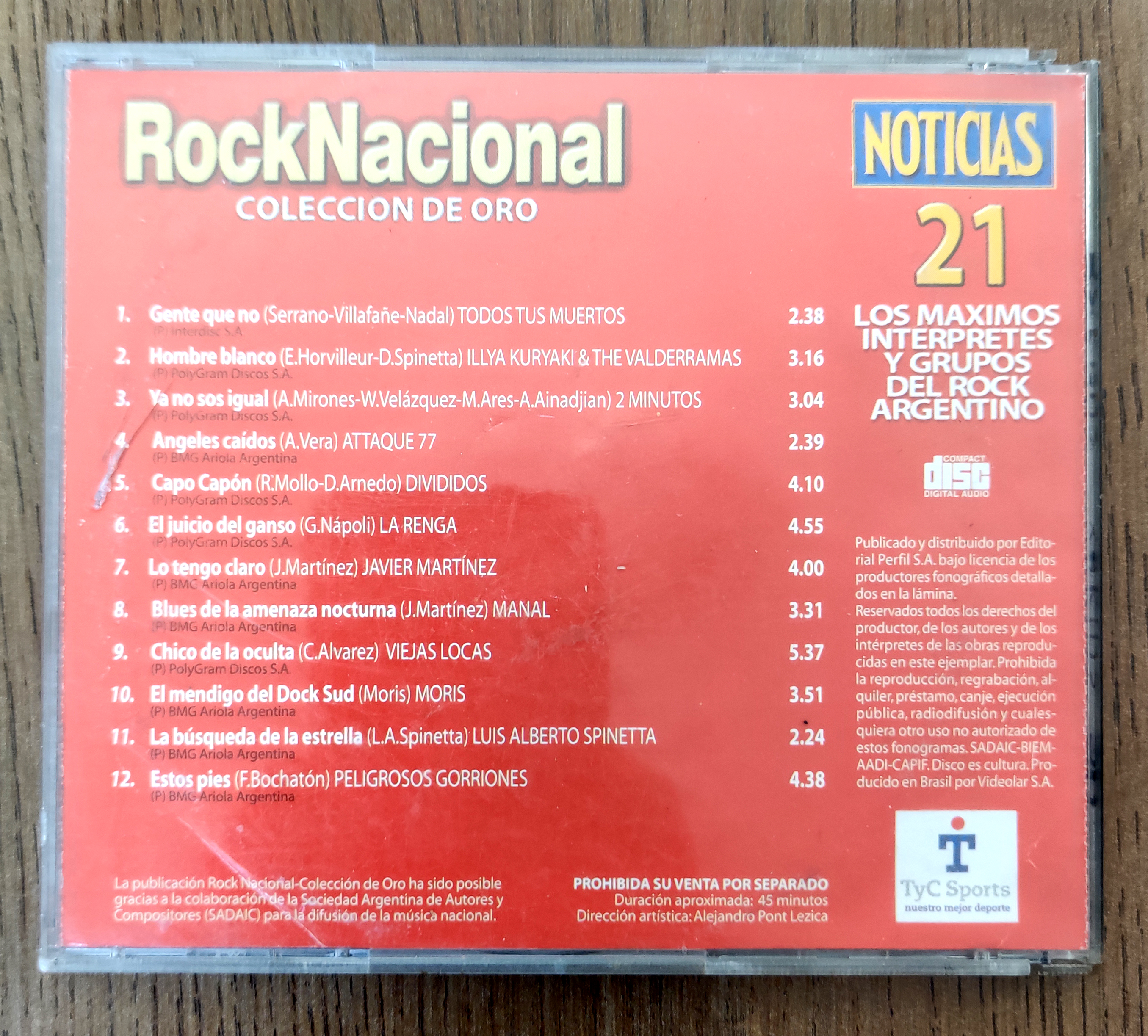 Varios - Rock Nacional Colección de Oro Vol. 21 2