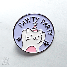 Pin Gato frase Pawty Party regalos catlovers