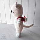 Gato con mochila crochet amigurumi juguetes tejidos regalos catlovers