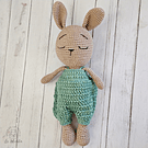 Conejo dormido amigurumi regalos babyshower regalos nacimiento bautizos bebés apego