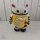 Robot amigurumi juguetes tejidos regalos niños 