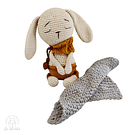 Conejo amigurumi regalos babyshower regalos nacimiento bautizos bebés apego