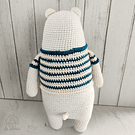 Oso polar amigurumi animales crochet juguetes regalos tejidos