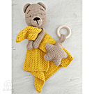 Set manta osito amigurumi regalos babyshower nacimiento bautizos bebés apego