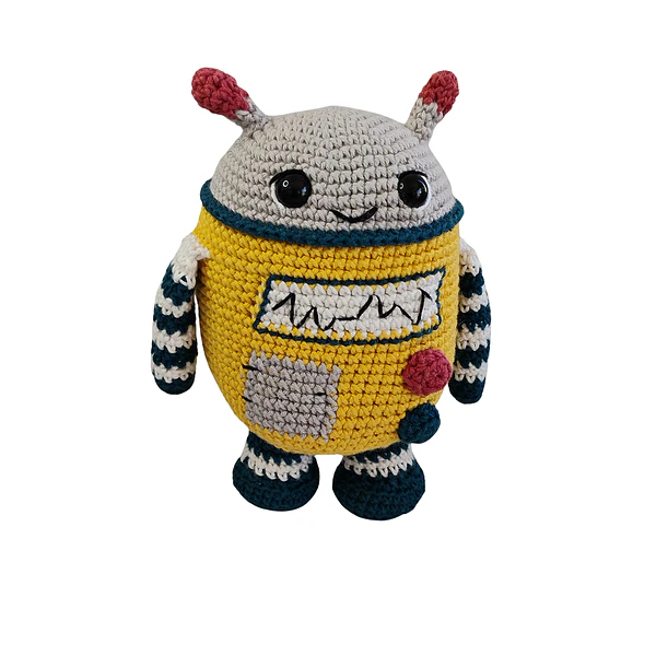 Robot amigurumi juguetes tejidos regalos niños 