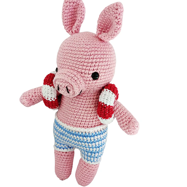 Cerdito amigurumi animales crochet juguetes regalos tejidos
