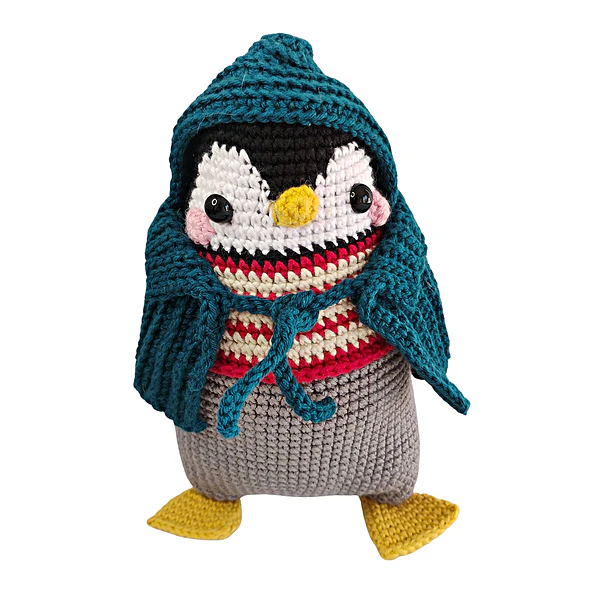 Pingüino amigurumi animales crochet juguetes regalos tejidos