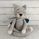 Gato yoga meditación amigurumi animales crochet regalos tejidos