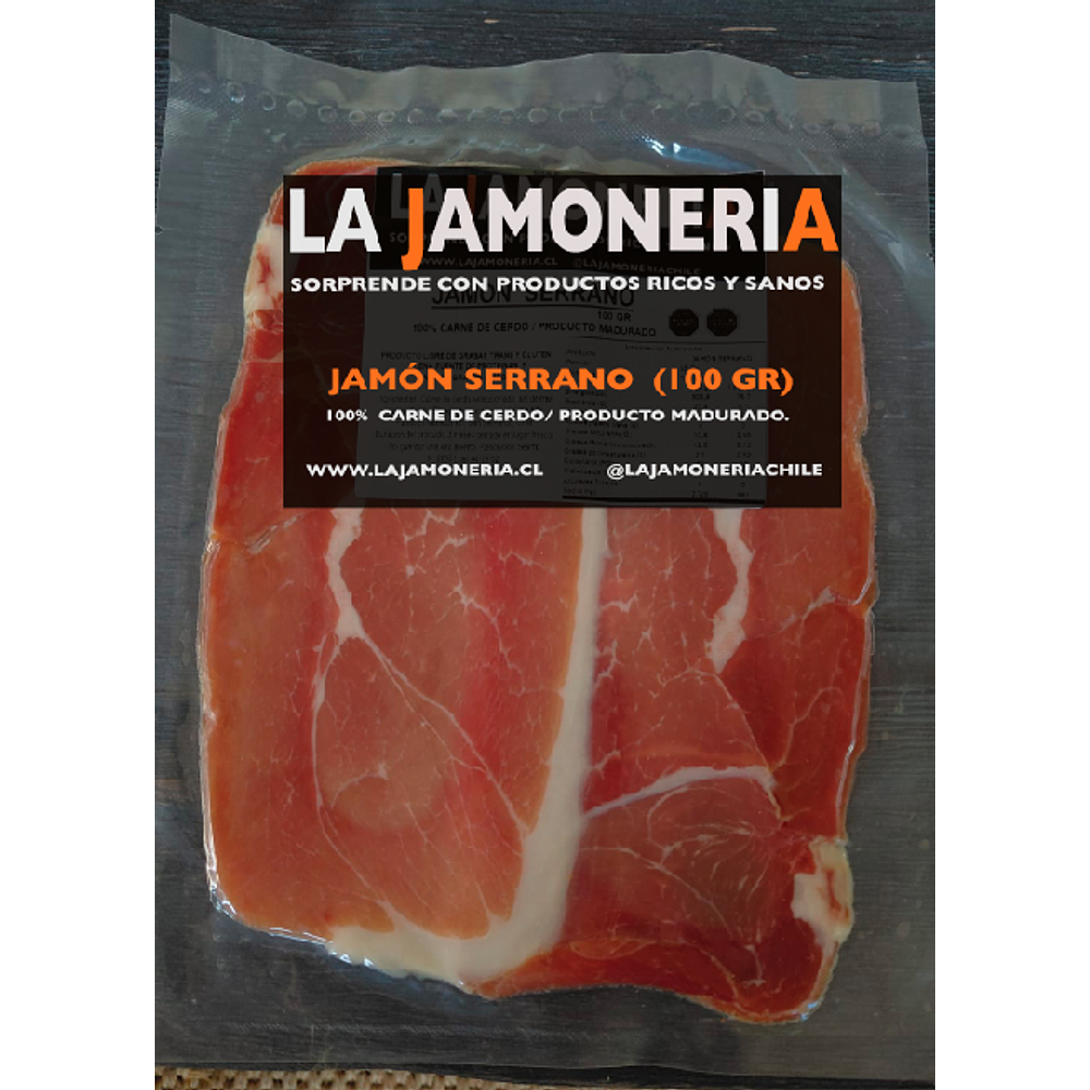 Jamón Serrano  Premium  (100 gr)