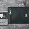 Mini Billetera Cuero Negro liso