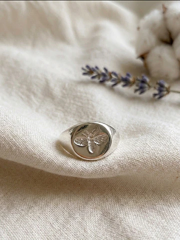 Anillo Bee Silver