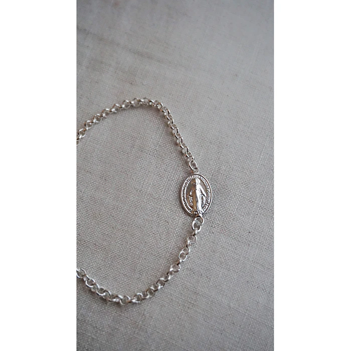 Pulsera Virgen Silver