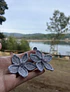 Aros Flor Silver