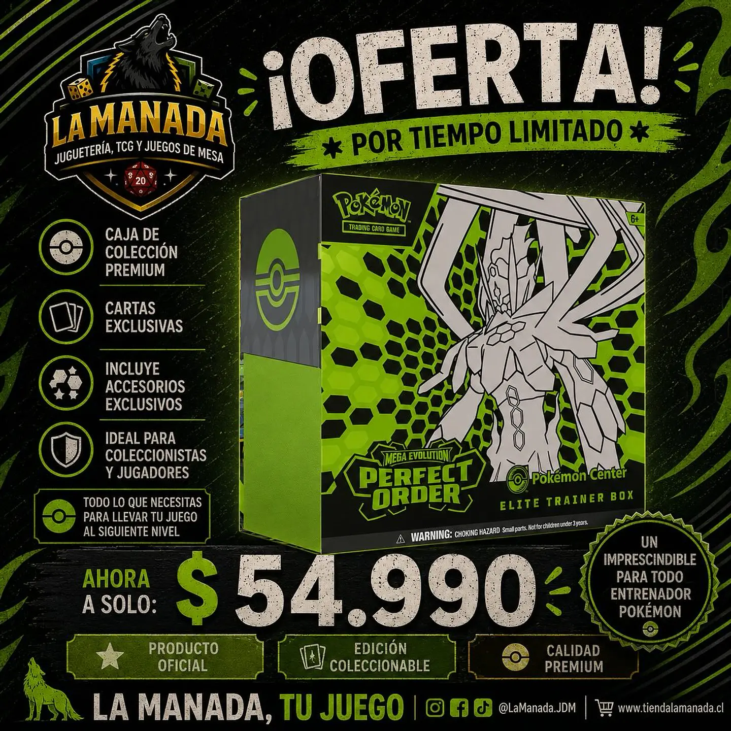Elite Trainer Box (ETB) expansión Perfect Order (Megaevolución - Equilibrio Perfecto) 1
