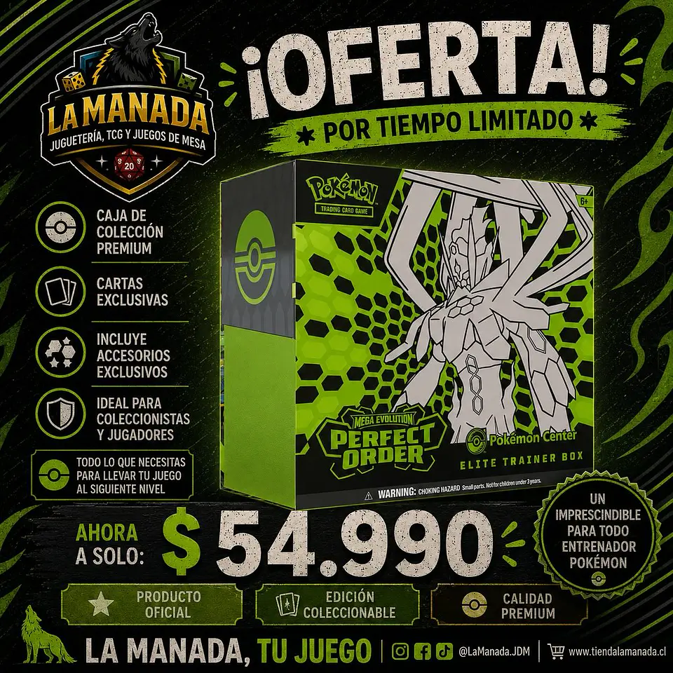 Elite Trainer Box (ETB) expansión Perfect Order (Megaevolución - Equilibrio Perfecto) 1