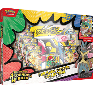 Ascended Heroes - Premium Poster Collection – Mega Lucario Inglés