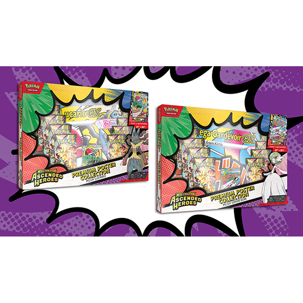 Ascended Heroes - Premium Poster Collection – Mega Gardevoir Inglés 3