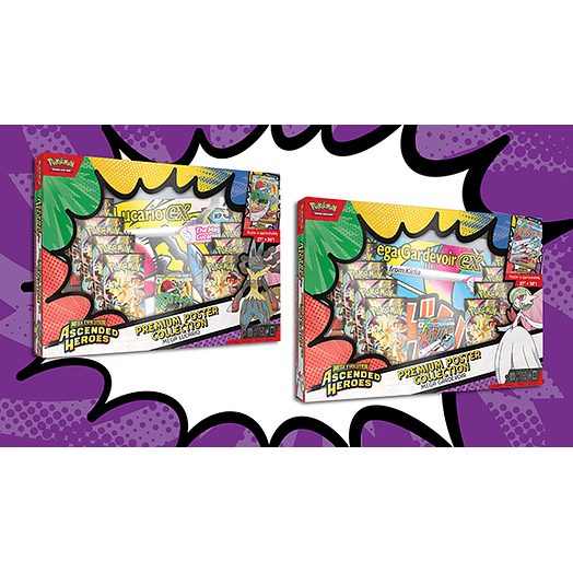 Ascended Heroes - Premium Poster Collection – Mega Gardevoir Inglés 3