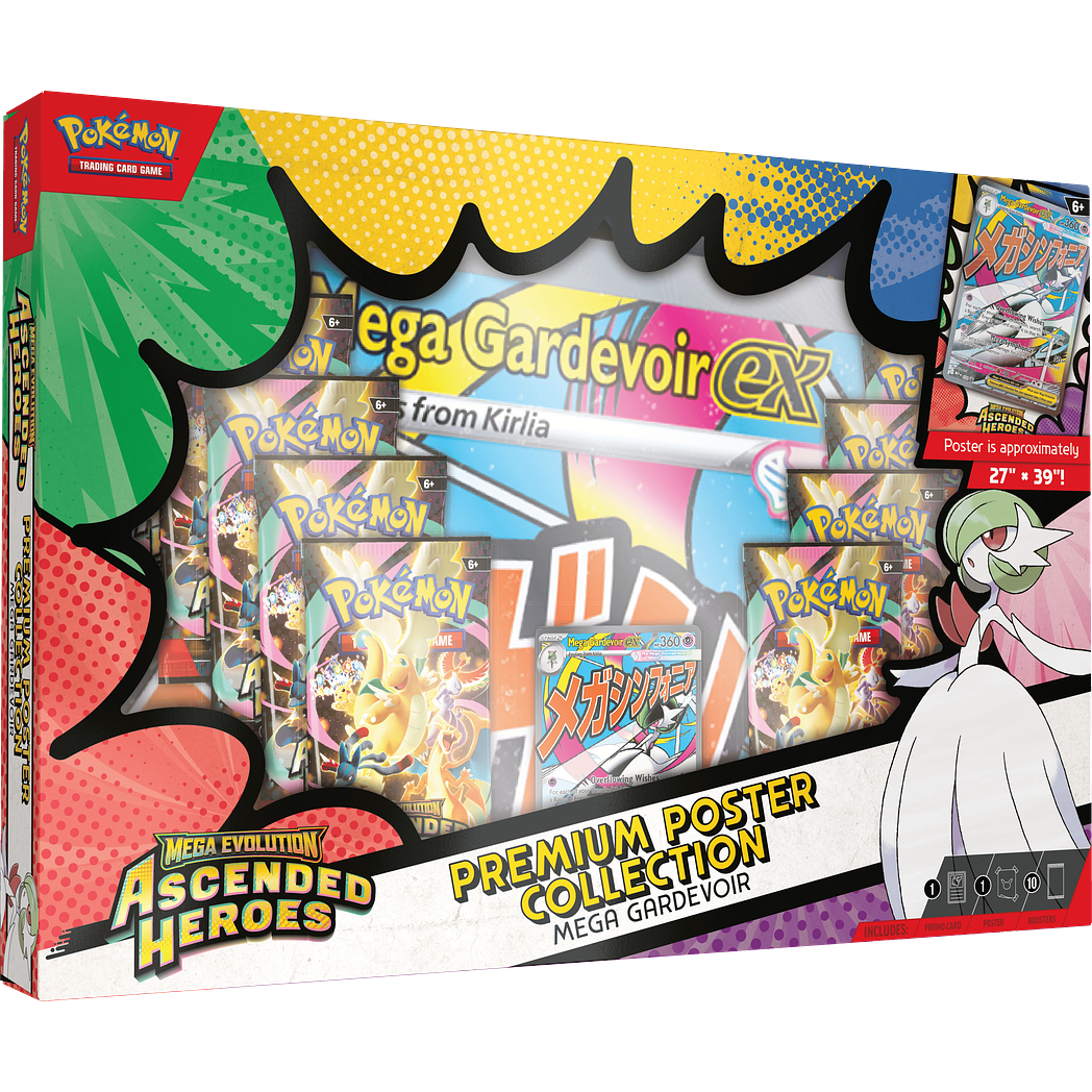Ascended Heroes - Premium Poster Collection – Mega Gardevoir Inglés 1