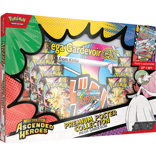 Ascended Heroes - Premium Poster Collection – Mega Gardevoir Inglés 1
