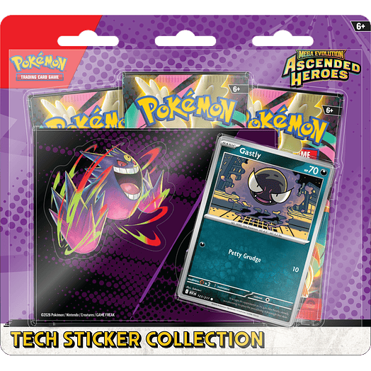 Ascended Heroes - Gastly Tech Sticker Collection Inglés 1