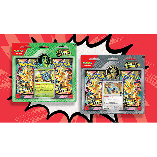 Ascended Heroes - 2x Collection Erika´s Tangela / Larry´s Komala 1