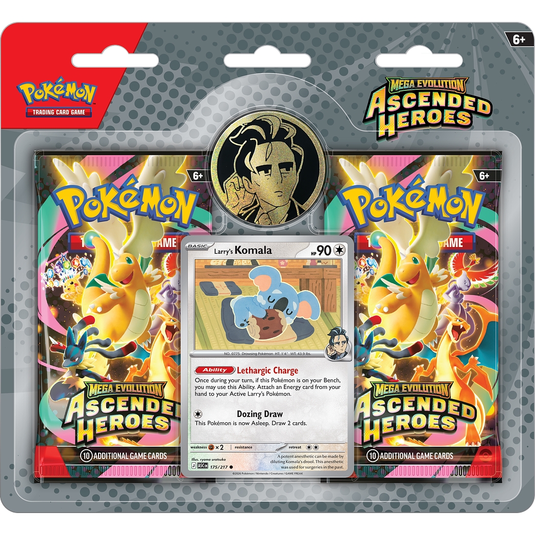 Ascended Heroes - 2x Collection Erika´s Tangela / Larry´s Komala 2