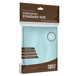 Fundas Oversleeves - TOPDECK Standard 69x94mm