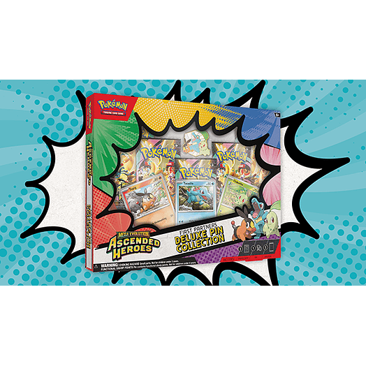 Ascended Heroes - First Partners Deluxe Pin Collection Inglés 1