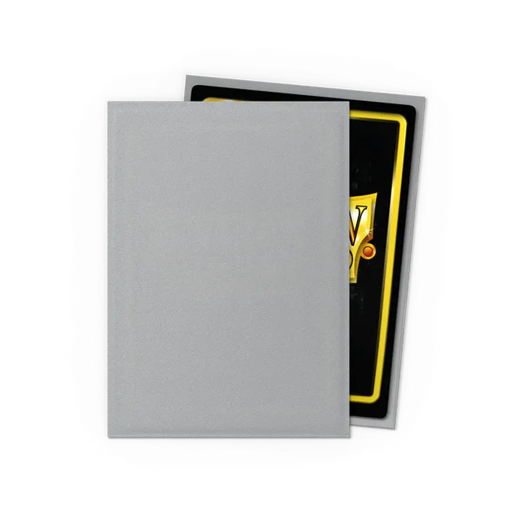 Matte Silver (x100) Dragon Shield 2