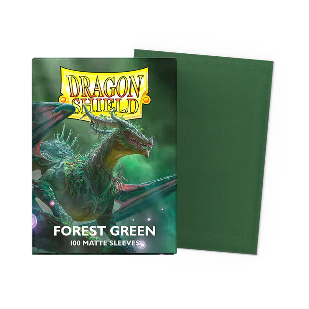 Matte Forest Green (x100) Dragon Shield 1