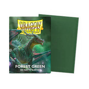 Matte Forest Green (x100) Dragon Shield
