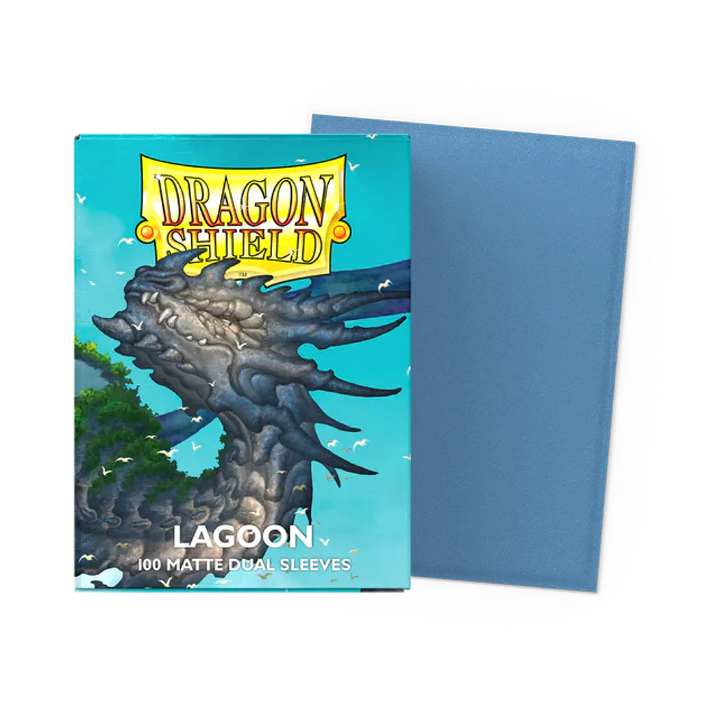 Dual-Matte Lagoon (x100) Dragon Shield 1