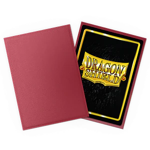 Non-Glare Matte Blood Red (x100) Dragon Shield