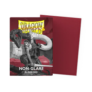Non-Glare Matte Blood Red (x100) Dragon Shield
