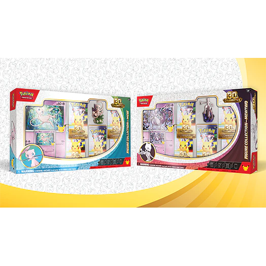 30th Celebration Mewtwo and Mew Figure Collections  1