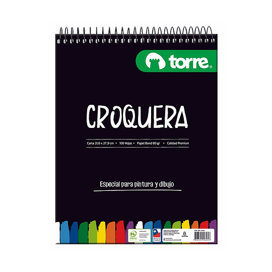 Croquera Carta 21.6 x 27.9 