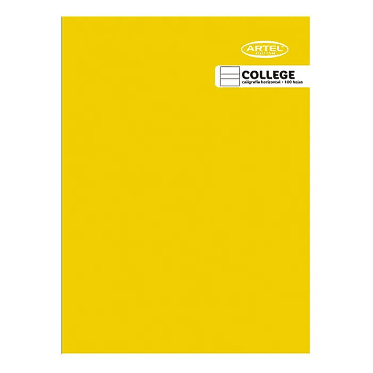 Cuaderno College Caligrafía Horizontal 100 Hojas Color Aleatorio Artel