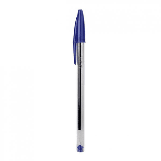 Lapiz Pasta Azul BIC Cristal