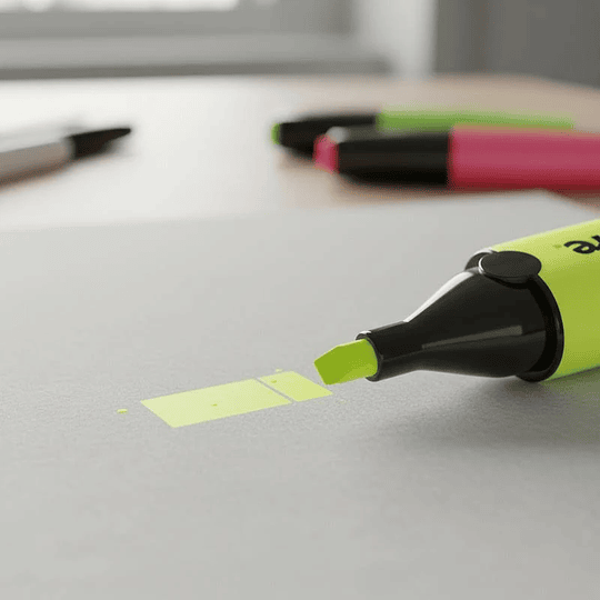 Destacadores Colores Neón unidad Torre