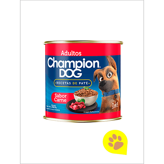 Lata Champion Dog Carne 315 Gr